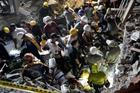 Aftermath of an earthquake, in Cali