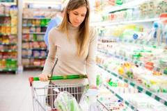 Nakupování, supermarket, ilustrační foto