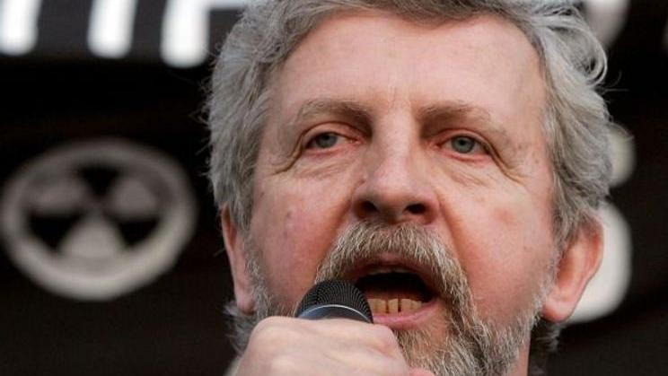 Milinkevič na demonstraci