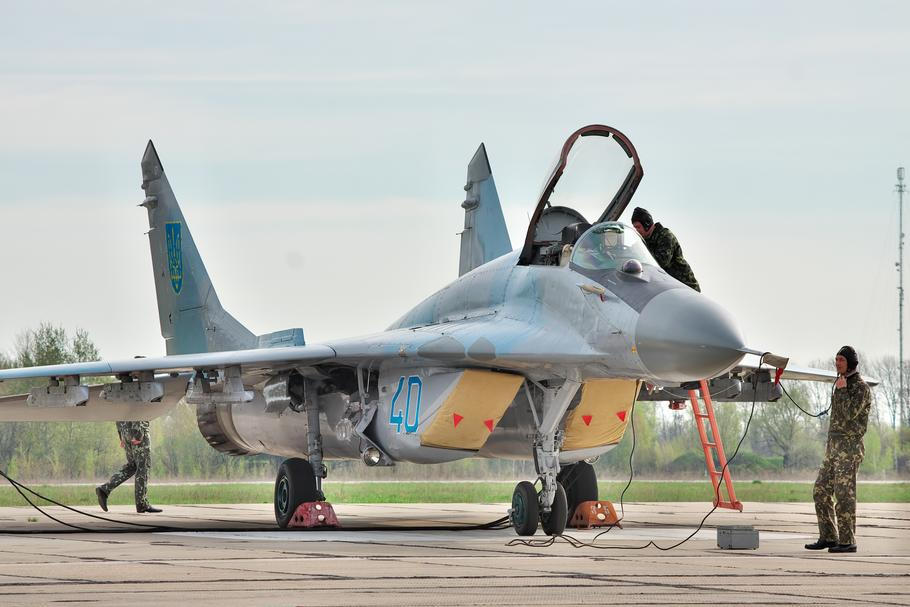 Vasilkov,,Ukraine,-,April,24,,2012:,Ukraine,Air,Force,Mig-29