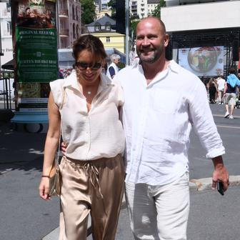 Lucie Šlégr s manželem Jiřím Šlégrem