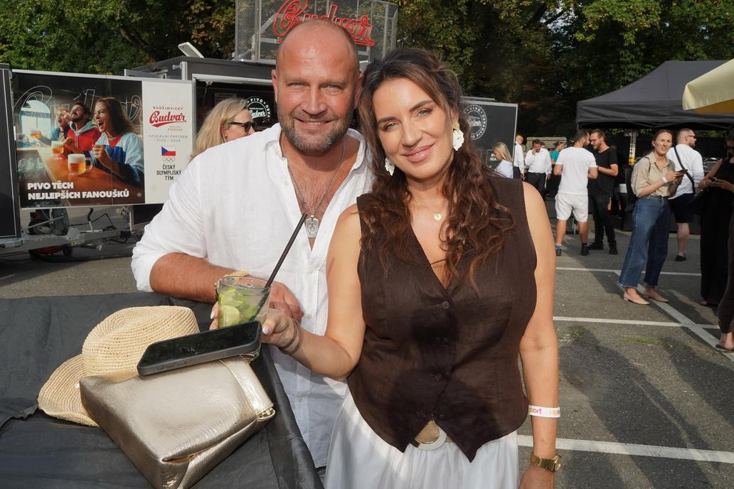 Lucie Šlégr s manželem Jiřím Šlégrem