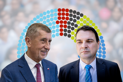  Dříve nejsilnější koalice živoří, Babišovi jde pád partnera k duhu