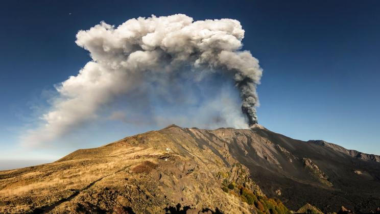 Sopka Etna, Itálie