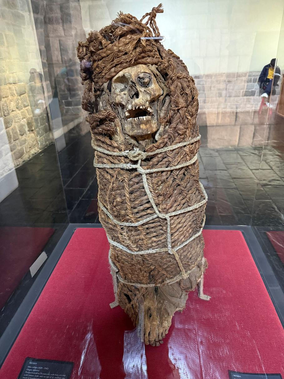 Autoři studie podrobili detailnímu zkoumání 128 aktuálních nabídek a inzerátů. To, co našli, šokovalo i zkušené bioarcheology. Ilustrační foto Ancient Inca mummy is displayed at a museum in Cusco