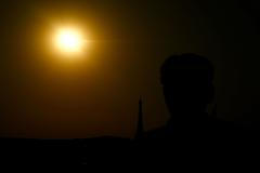 Solar eclipse in France