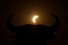 Solar eclipse in Spain