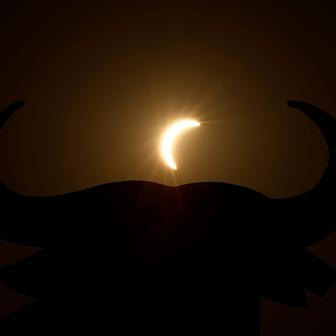 Solar eclipse in Spain