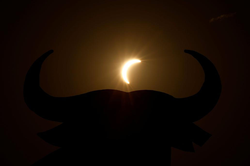 Solar eclipse in Spain