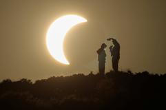 Solar eclipse in Spain