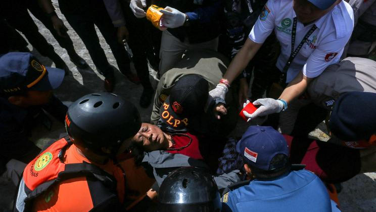 Indonesian ferry from Bali catches fire in waters off Lombok, evacuations underway