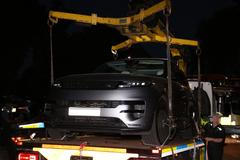 Zabavený Range Rover Sport.