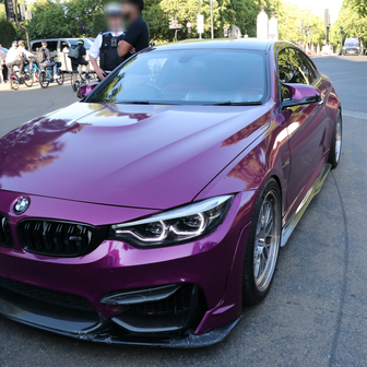 Upravené BMW M3 – obyvatelé Londýna si na upravená auta podle policie často stěžují mimo jiné kvůli hluku.