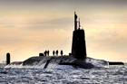 Nuclear Submarine HMS Vanguard Returns to HMNB Clyde, Scotland