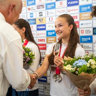 Linda Botková po příletu z MS atletů do 20 let v Eugene