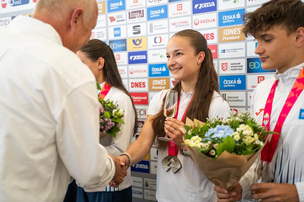 Linda Botková po příletu z MS atletů do 20 let v Eugene