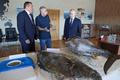 Russian President Vladimir Putin visits Iturup, an island in the disputed Kuril Islands chain