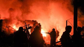 Aftermath of a Russian missile strike in Zaporizhzhia