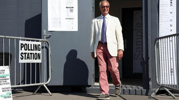 Clacton by-election, triggered by Britain's Reform UK party leader Nigel Farage's own resignation