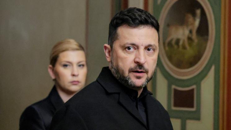 Ukrajinský prezident Volodymyr Zelenskyj.