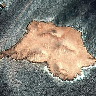Satellite imagery shows damaged vessel Caroline Bezengi and oil slick off the Hallaniyat Islands