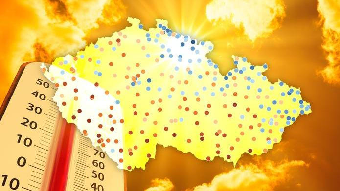 Oteplení Česka v létě 2026 oproti dlouhodobému normálu