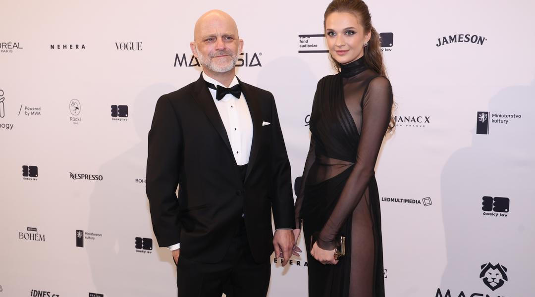 Hynek Čermák s Veronikou Šmídovou