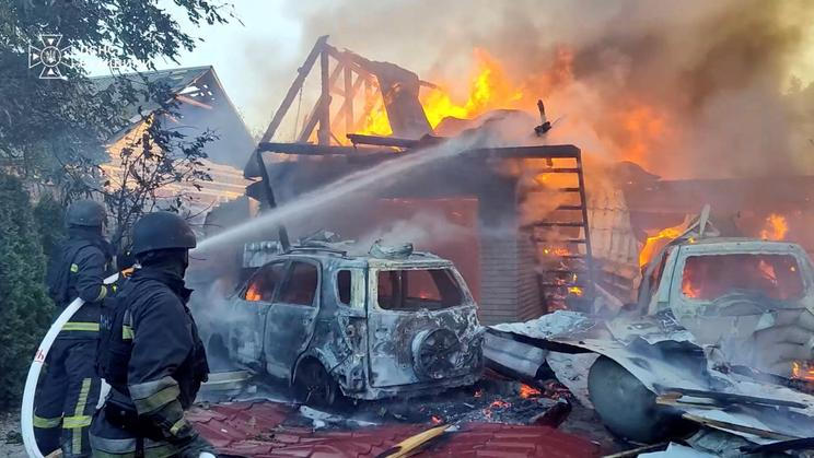 Rescue efforts in Sumy Region after reported Russian strike