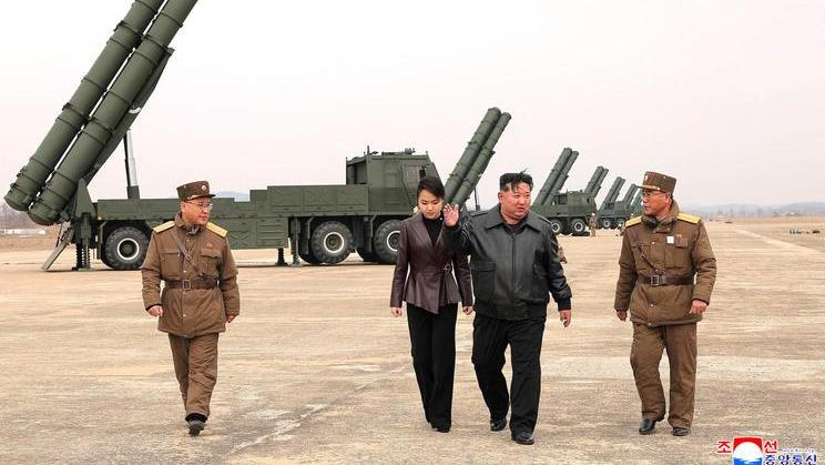 North Korean leader Kim oversees test-launch of multiple rocket launchers