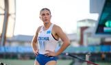 Tyčkařka Nicole Krutilová na juniorském MS v atletice 2026 v Eugene