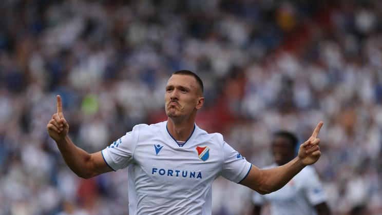 Jiří Boula v zápase Baníku proti Artisu