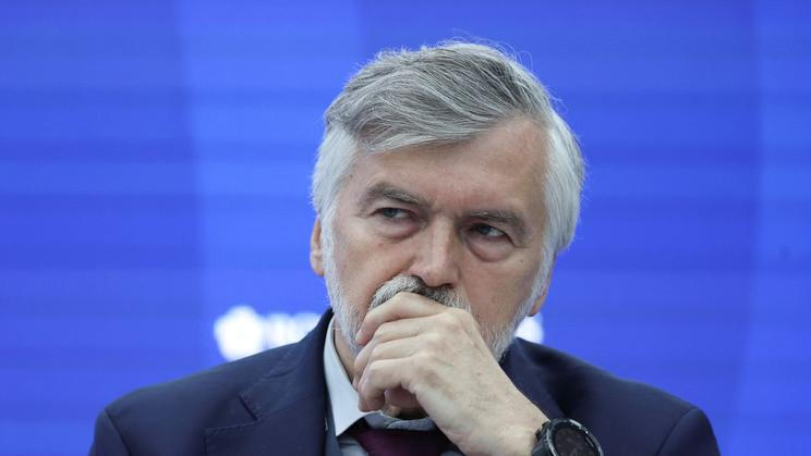 FILE PHOTO: Andrey Klepach, chief economist of Russian state bank VEB