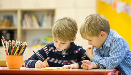 Brothers at primary school