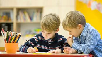 Brothers at primary school