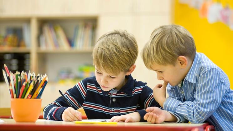 Brothers at primary school