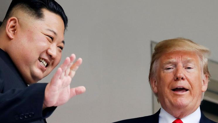 Kim Čong-un a Donald Trump.