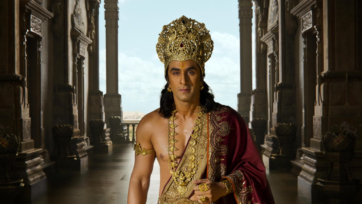 Ranbir Kapúr jako princ Ráma v indickém filmu Rámájana (2026).