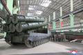 North Korean leader Kim Jong Un inspects the production of new artillery
