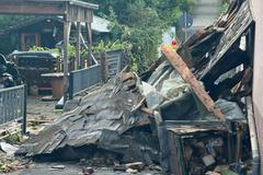 Severe weather has caused damages to buildings in Germany