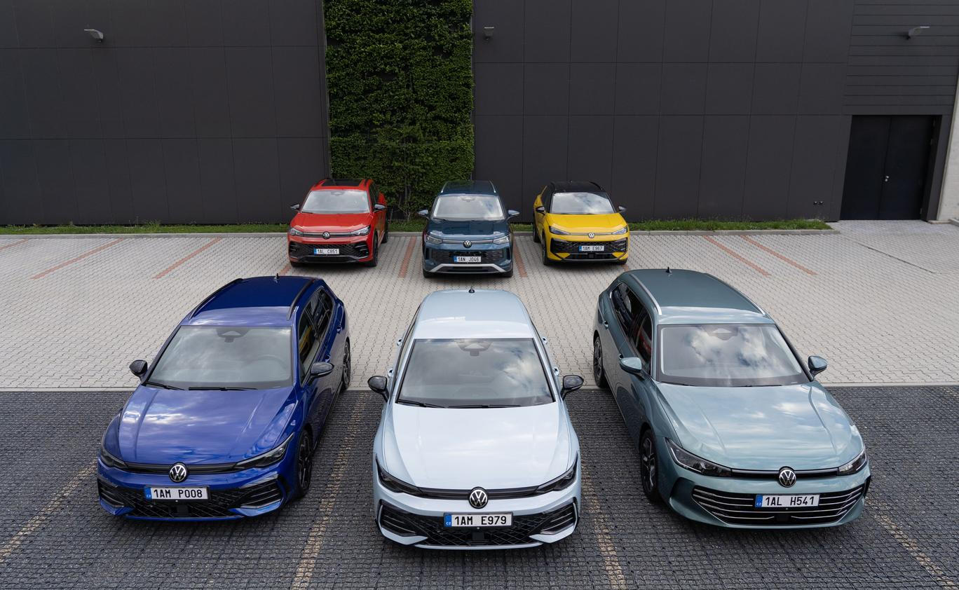 Modelová nabídka Volkswagen v akční verzi Family.