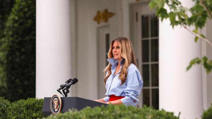 Fostering the Future announcement in the Rose Garden of the White House in Washington