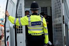 A police officer on duty at Brighton Pride