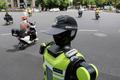 Humanoid robot traffic police officers in Hangzhou