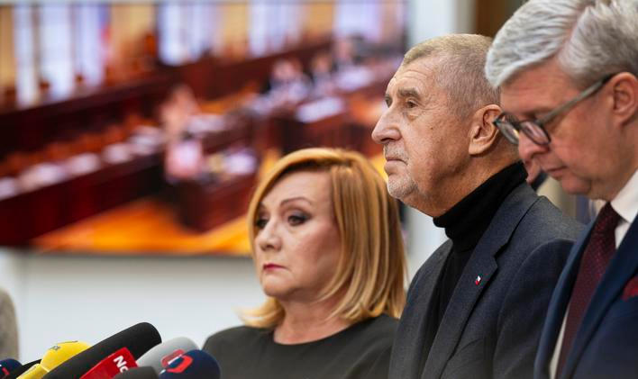 Alena Schillerová, poslankyně, politička, Andrej Babiš, Karel Havlíček, poslanec, politik