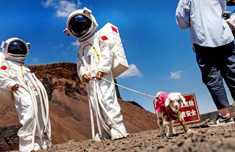 The Wider Image: In China, rocket launches fuel tourism and space-age dreams
