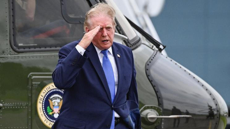U.S. President Trump visits New Jersey