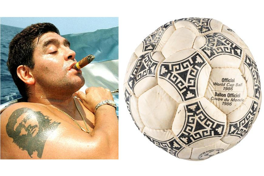 Maradona s ním oklamal celý svět. Míč z „Boží ruky“ se prodal za miliony