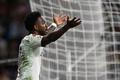 Vinícius Júnior v zápase Espaňol Barcelona - Real Madrid