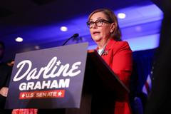 U.S. Senator Darline Graham holds victory party following Republican primary runoff