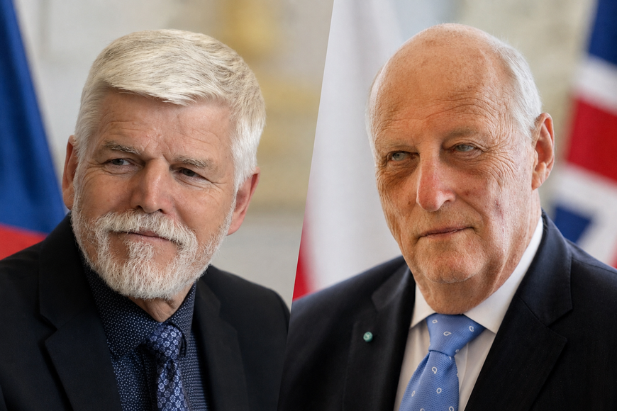 Za norským králem měl na podzim zamířit Pavel. Po Haraldově smrti může být všechno jinak